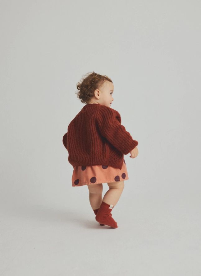 Robe Aroa Pois | Corail