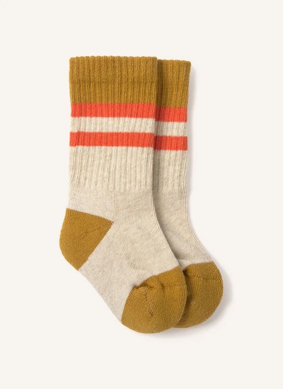 Chaussettes Colorblock | Ivoire