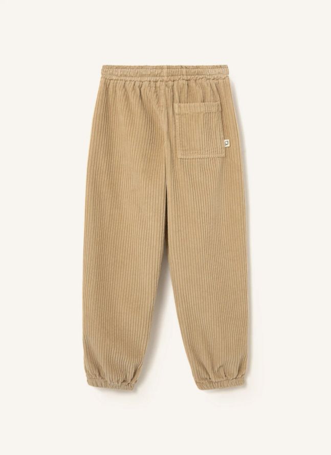 Jogger Eider Velours Côtelé Coton Bio | Beige