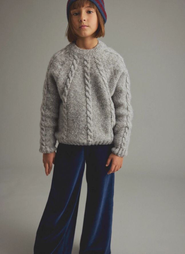 Pantalon Goik Velours Coton Bio | Bleu marine