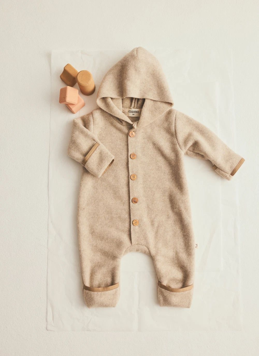 Combinaison Jade | Beige chiné- Image produit n°1