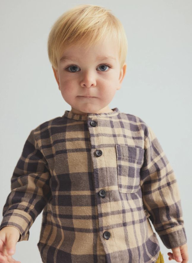 Chemise Levi Carreaux | Beige