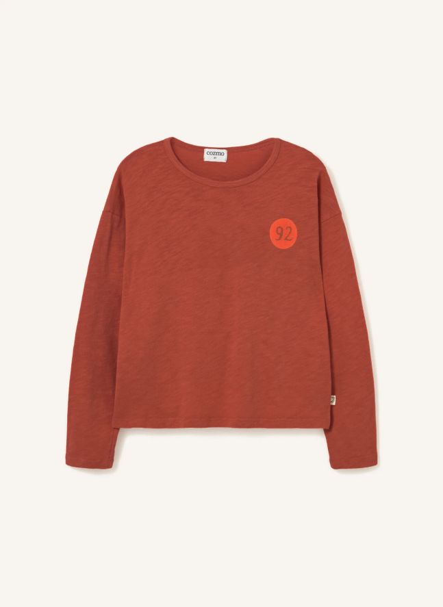 T-shirt Mao | Rouge foncé