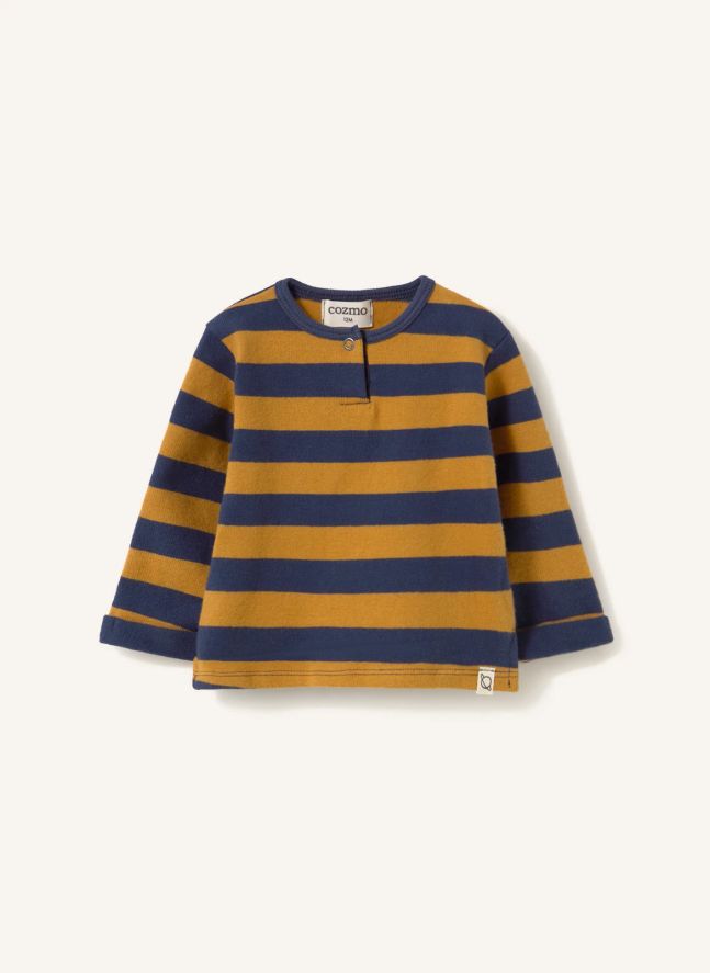 T-shirt Remo Rayé | Ocre