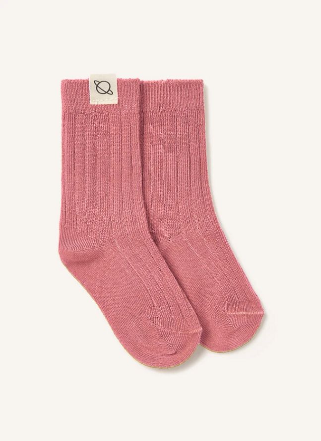 Chaussettes Unies | Rose