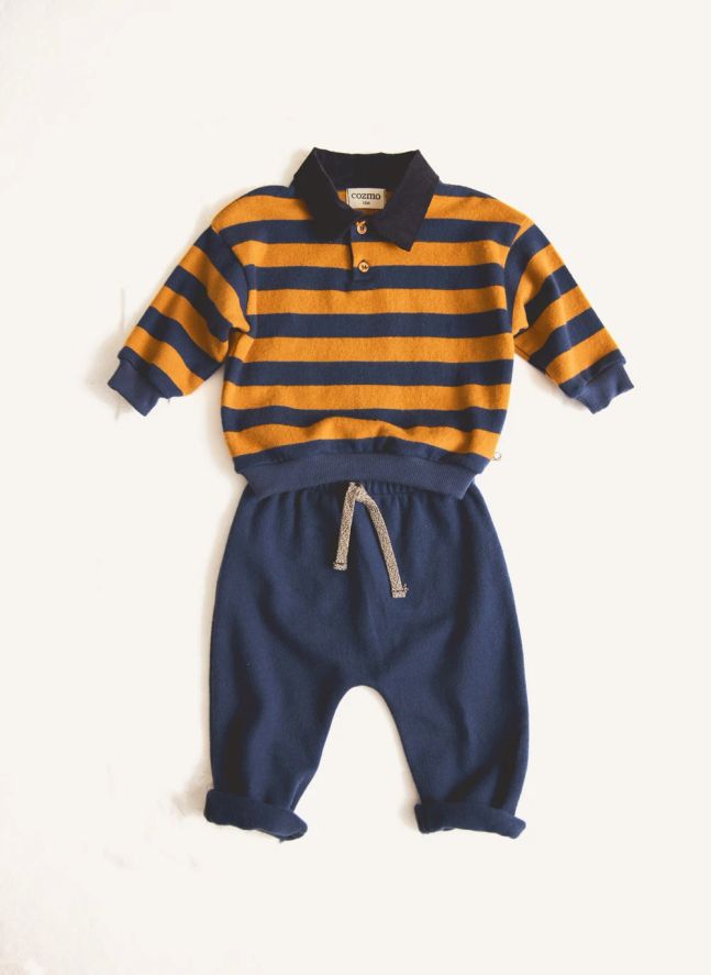Pantalon Zack Maille | Bleu marine