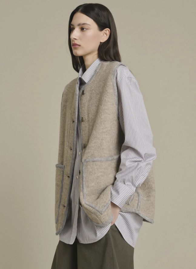 Veste Chicago Laine | Beige