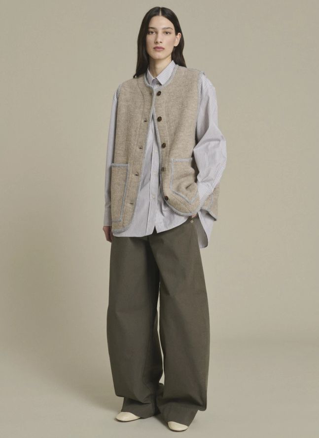 Veste Chicago Laine | Beige