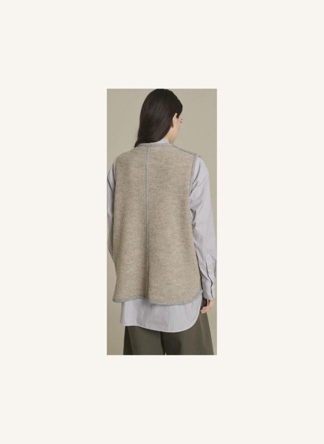 Veste Chicago Laine | Beige