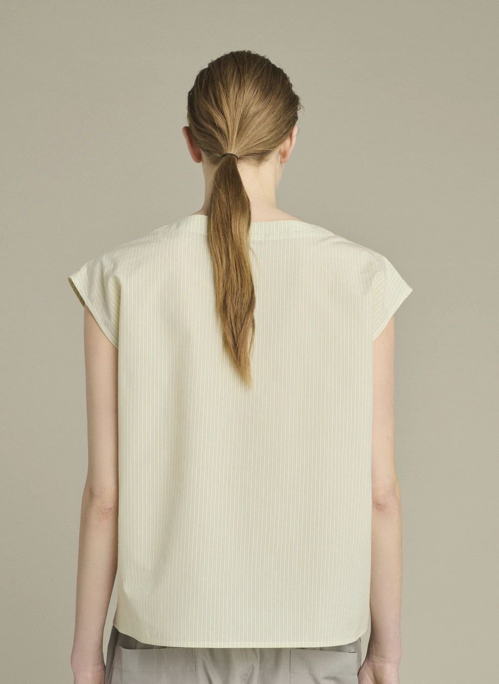 Blouse Lorena Coton | Vert pâle- Image produit n°3