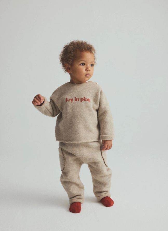 Pantalon Porto | Beige chiné