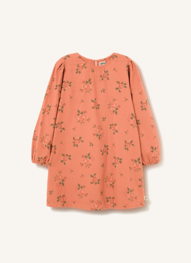 Robe Sira Fleurie | Corail