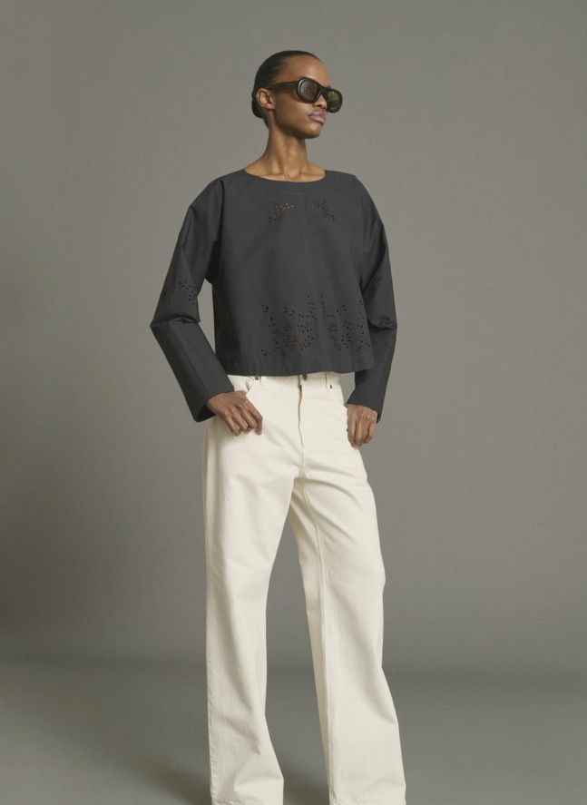 Blouse Hansel | Gris anthracite