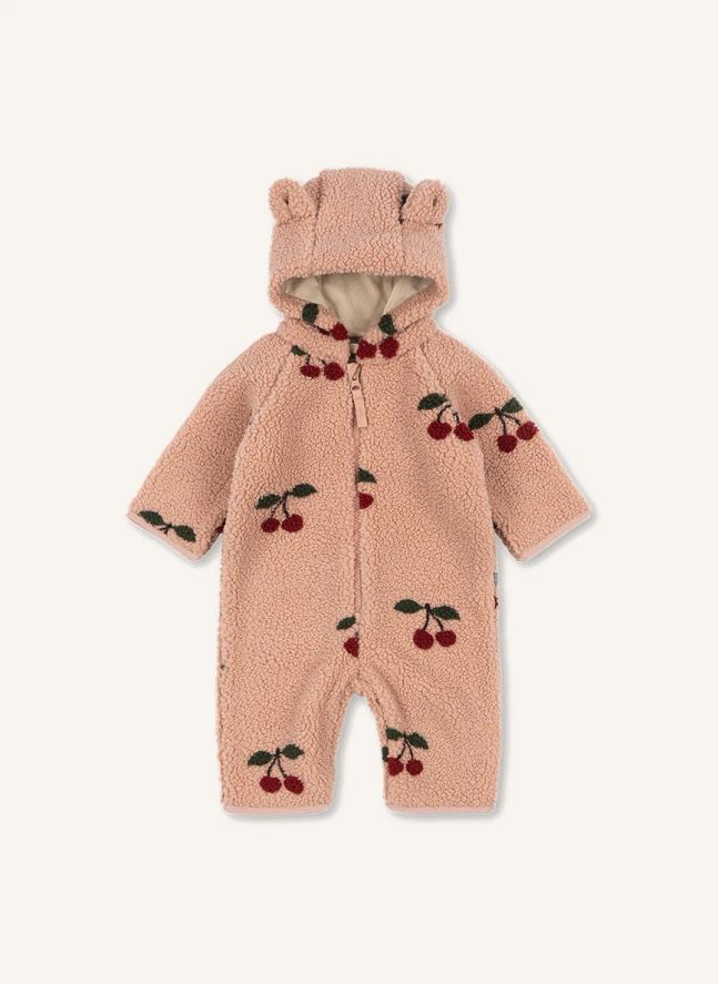 Pilote Façon Sherpa Jody Cerises Fibres Recyclées | Rose