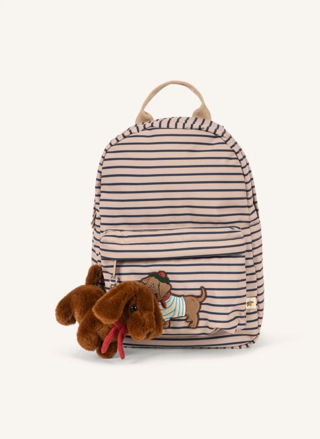 Sac à Dos Nohr Mini Rayé | Beige