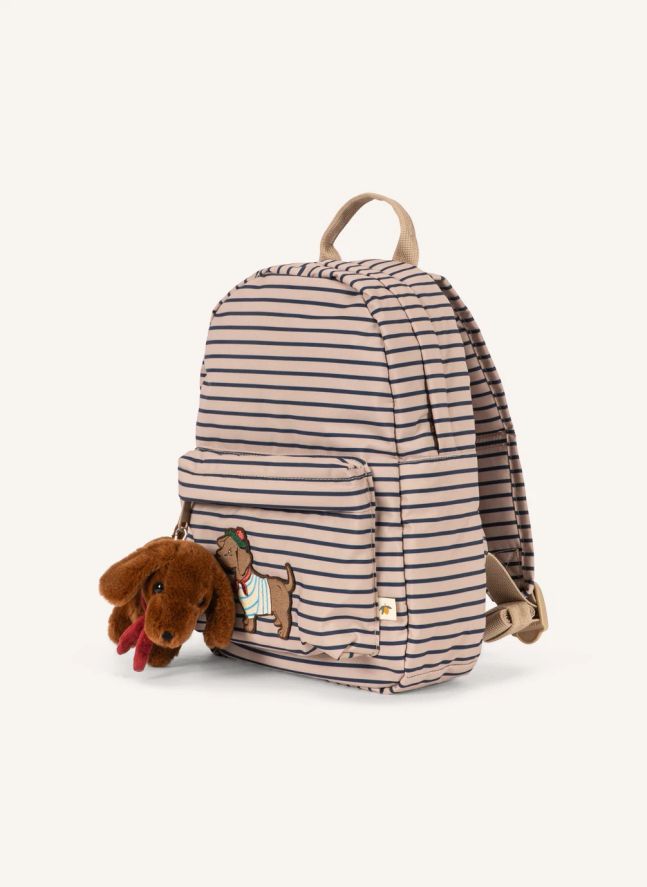 Sac à Dos Nohr Mini Rayé | Beige