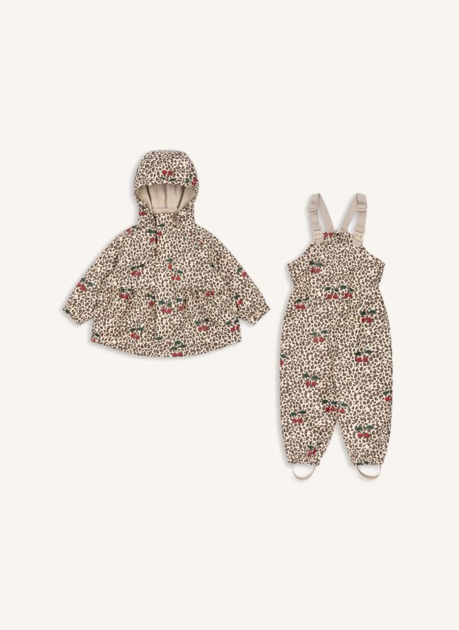 Ensemble de Pluie Rainy Léopard | Beige