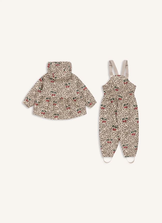 Ensemble de Pluie Rainy Léopard | Beige