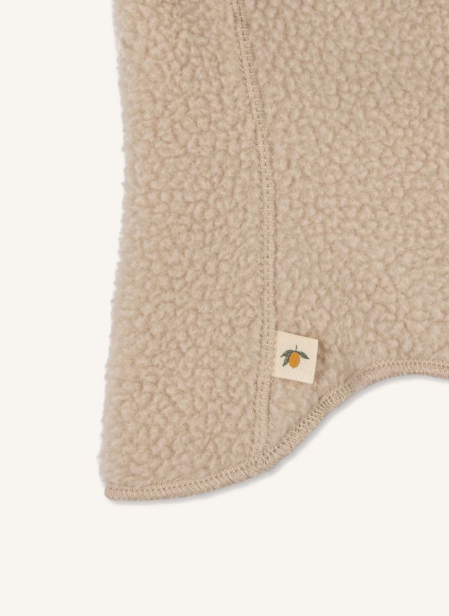 Cagoule Façon Sherpa Safa Fibres Recyclées | Beige