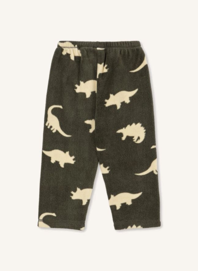Pantalon Façon Polaire Tavi Dinosaures Fibres Recyclées | Kaki