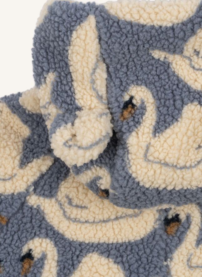 Pilote Façon Sherpa Jody Cygnes Fibres Recyclées | Lavande