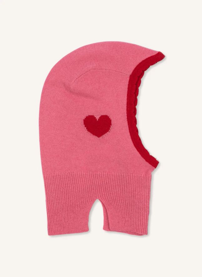 Cagoule Collette Laine | Rose