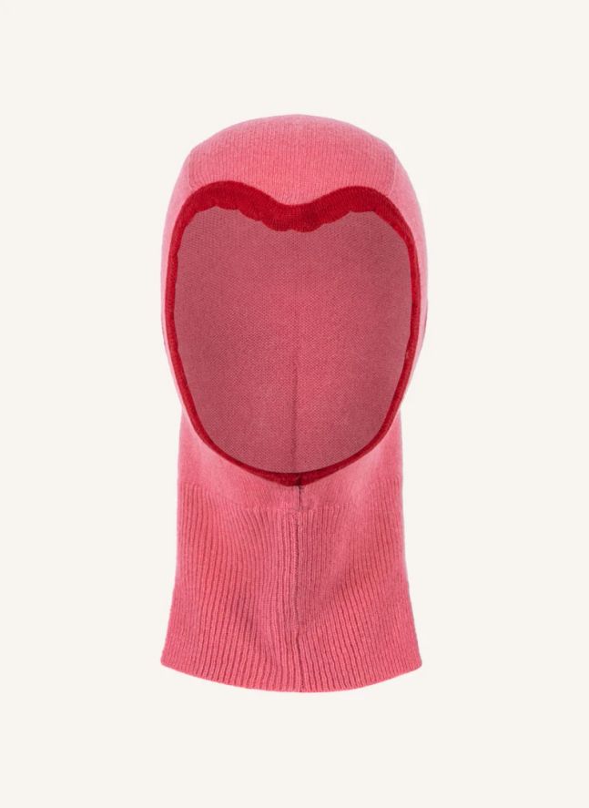 Cagoule Collette Laine | Rose