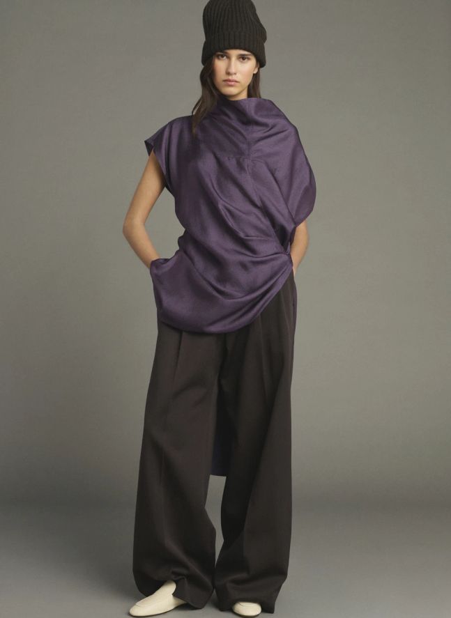 Robe Foggia Soie | Violet