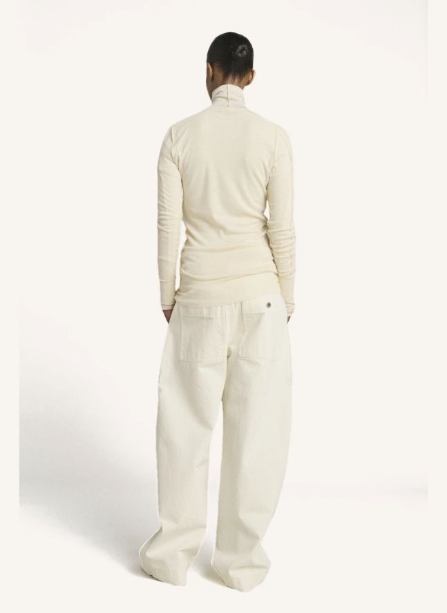 Cardigan Laos Laine | Ecru