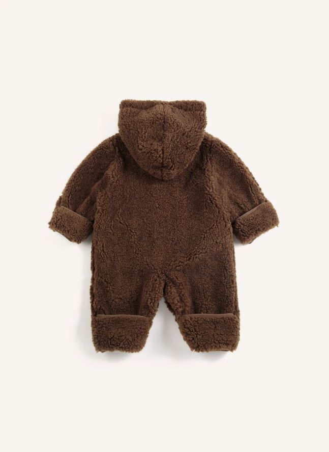Pilote Façon Sherpa Fibres Recyclées | Marron