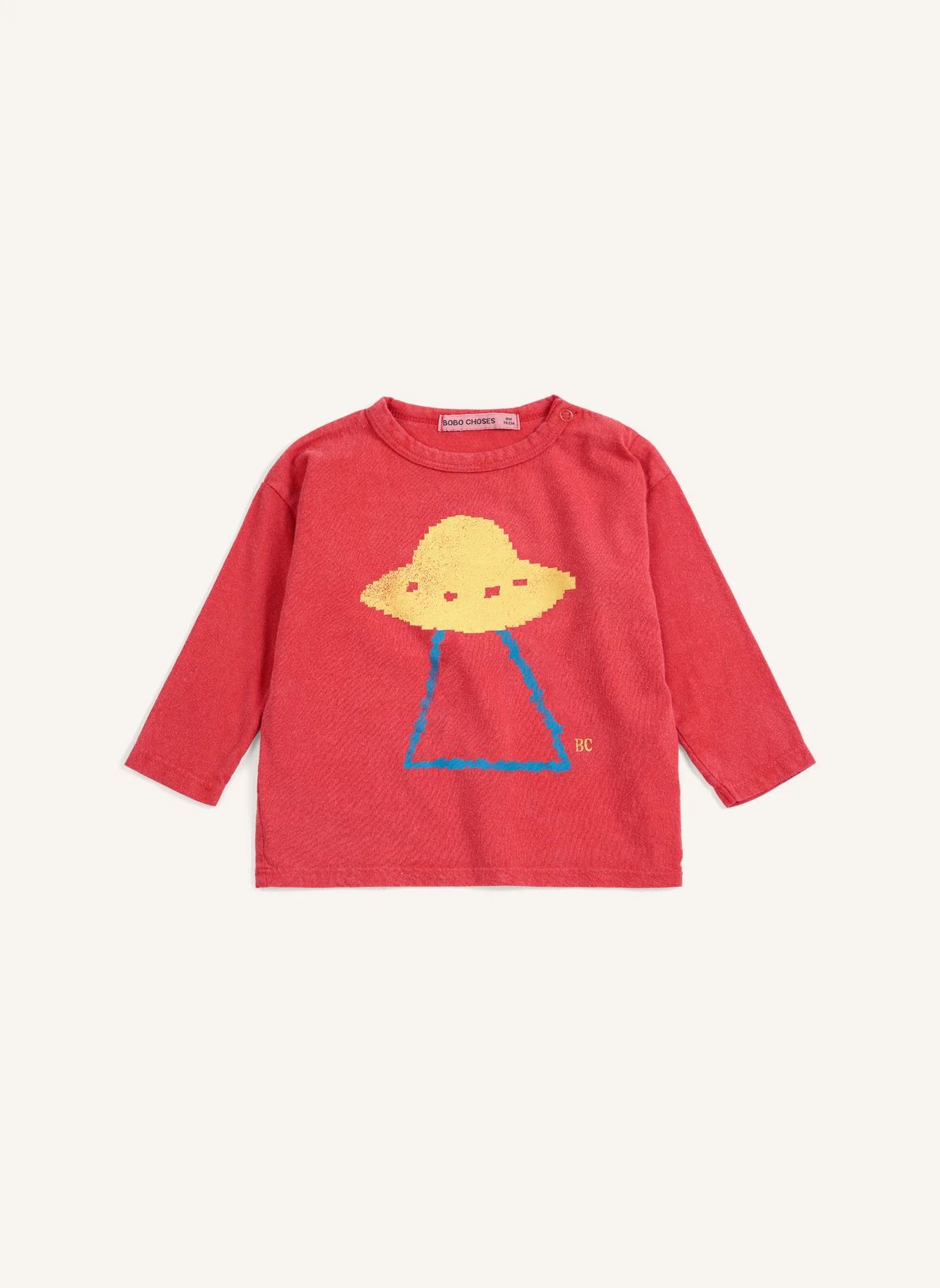 T-shirt Soucoupes Coton Bio | Rouge- Image produit n°0
