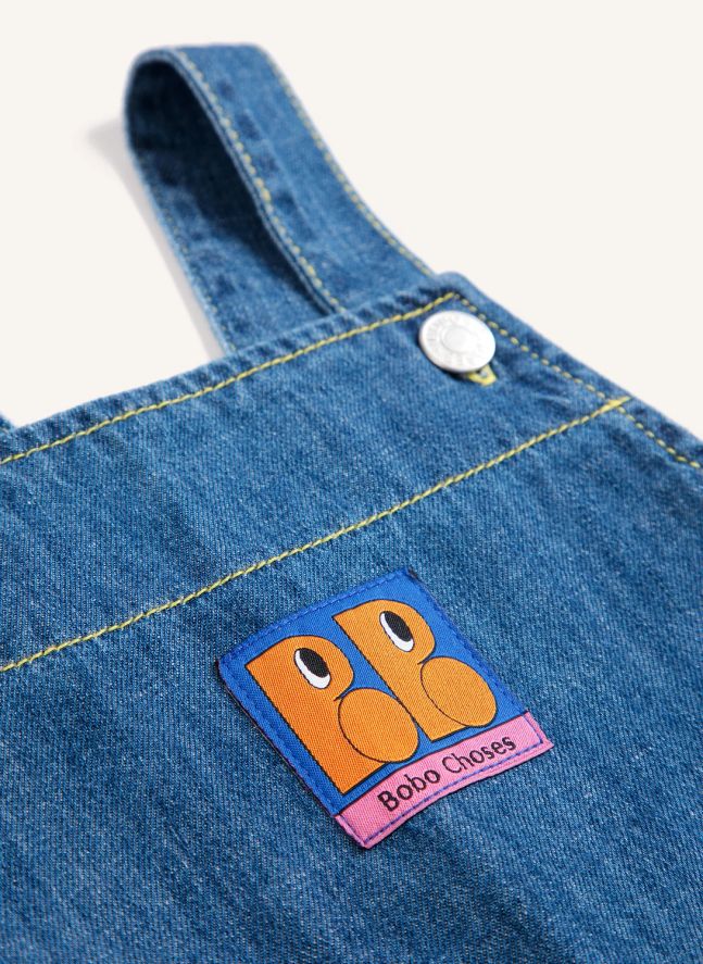 Salopette Denim Coton Bio | Bleu