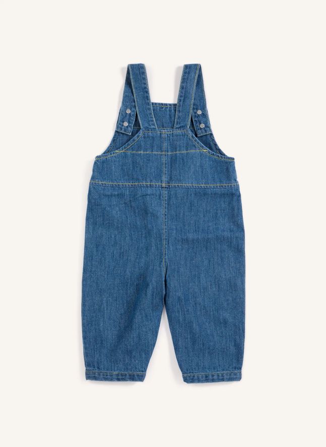 Salopette Denim Coton Bio | Bleu