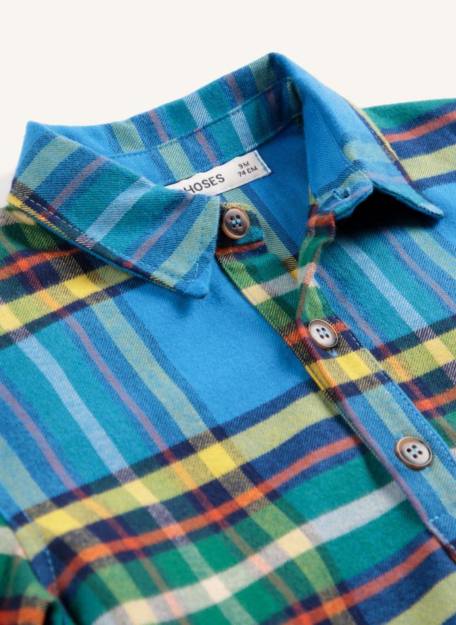 Chemise Carreaux | Bleu