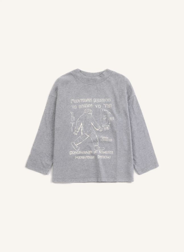 T-shirt Yéti | Gris chiné