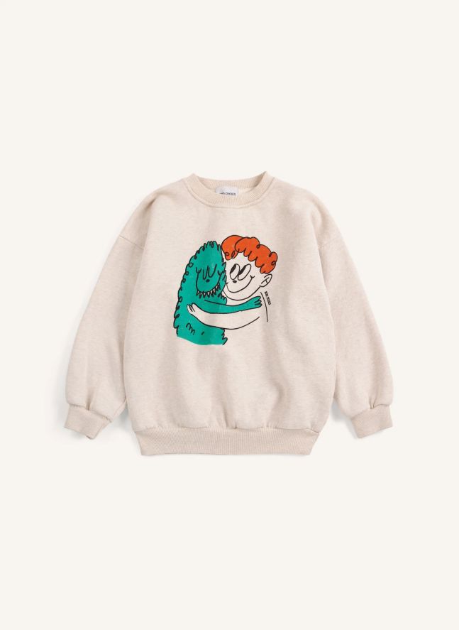 Sweat Monstre Coton Bio | Beige