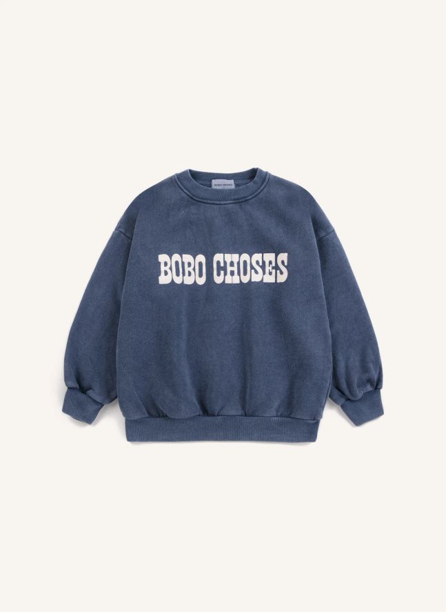 Sweat Bobo Choses Coton Bio | Bleu foncé