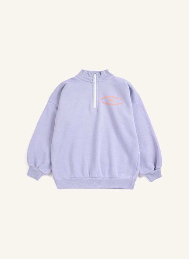 Sweat Zippé B.C. Coton Bio | Lavande