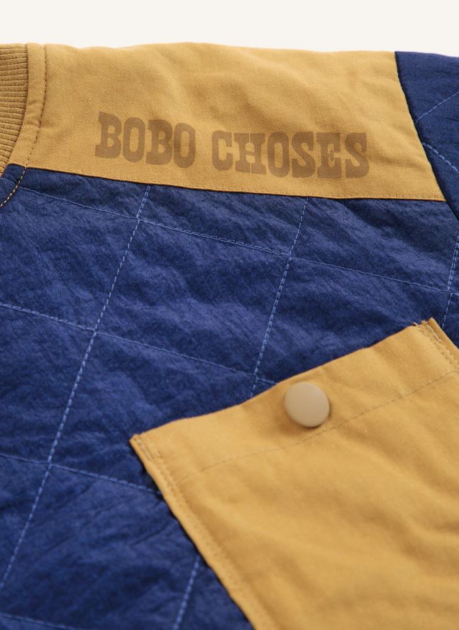 Sweat Matelassé | Bleu foncé