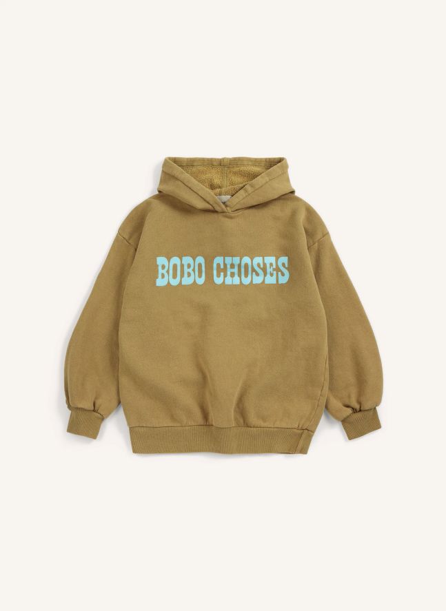 Sweat Capuche Bobo Choses Coton Bio | Kaki