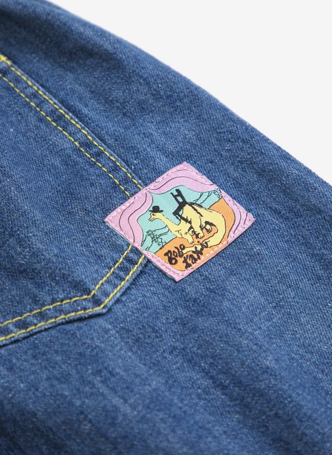 Jean Bobo Choses Coton Bio | Bleu