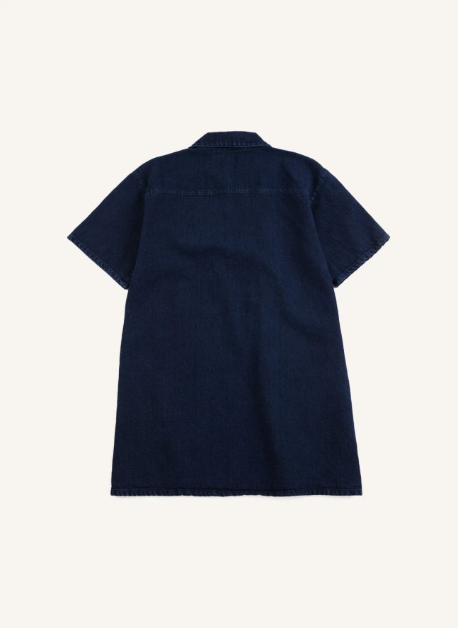 Robe B.C. Denim Coton Recyclé | Bleu foncé