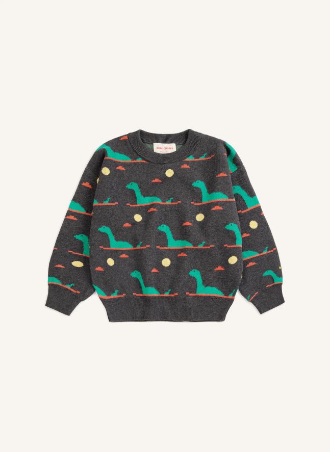 Pull Lac Coton Bio | Gris anthracite