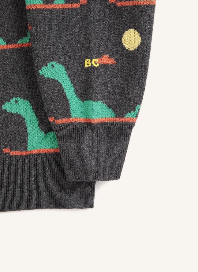 Pull Lac Coton Bio | Gris anthracite