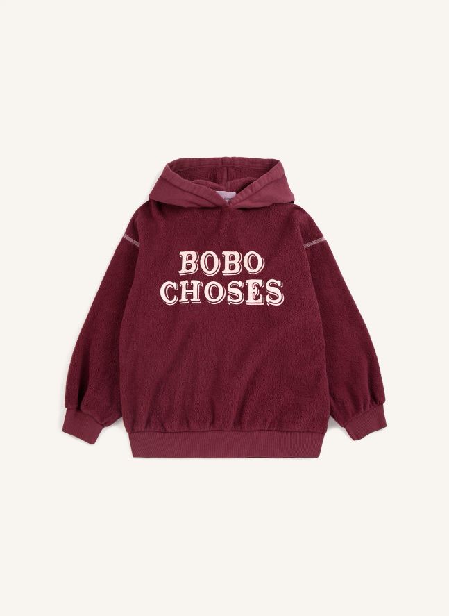 Sweat Capuche Bobo Coton Bio | Bordeaux