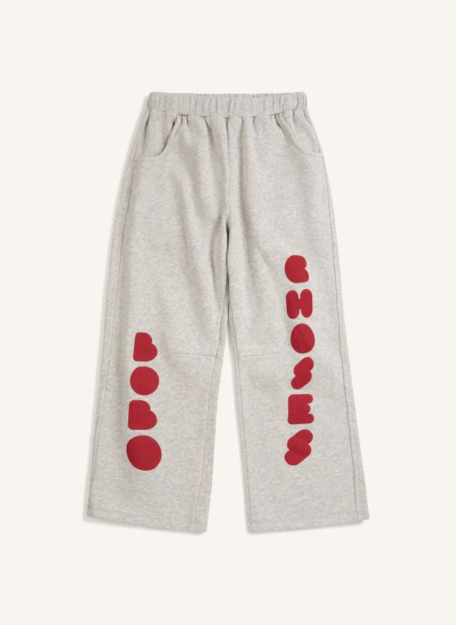 Jogger Ample Bobo Coton Bio | Gris chiné