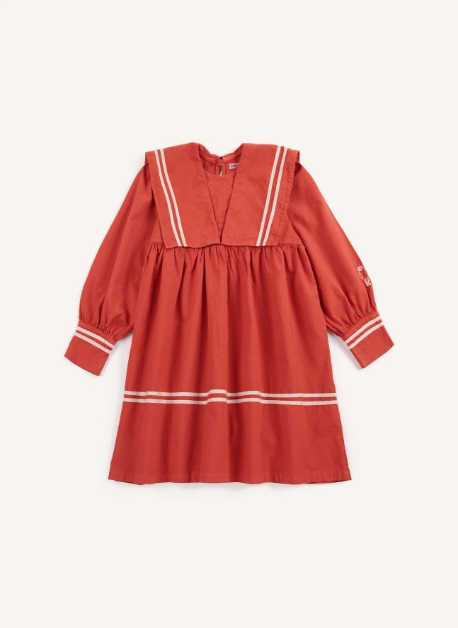Robe Marin Coton Bio | Rouge