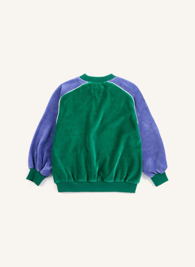 Sweat Colorblock Eponge | Vert
