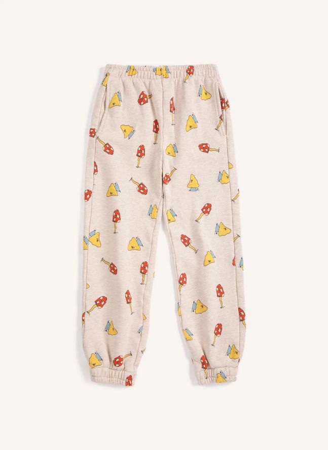 Jogger Champignons Coton Bio | Ecru
