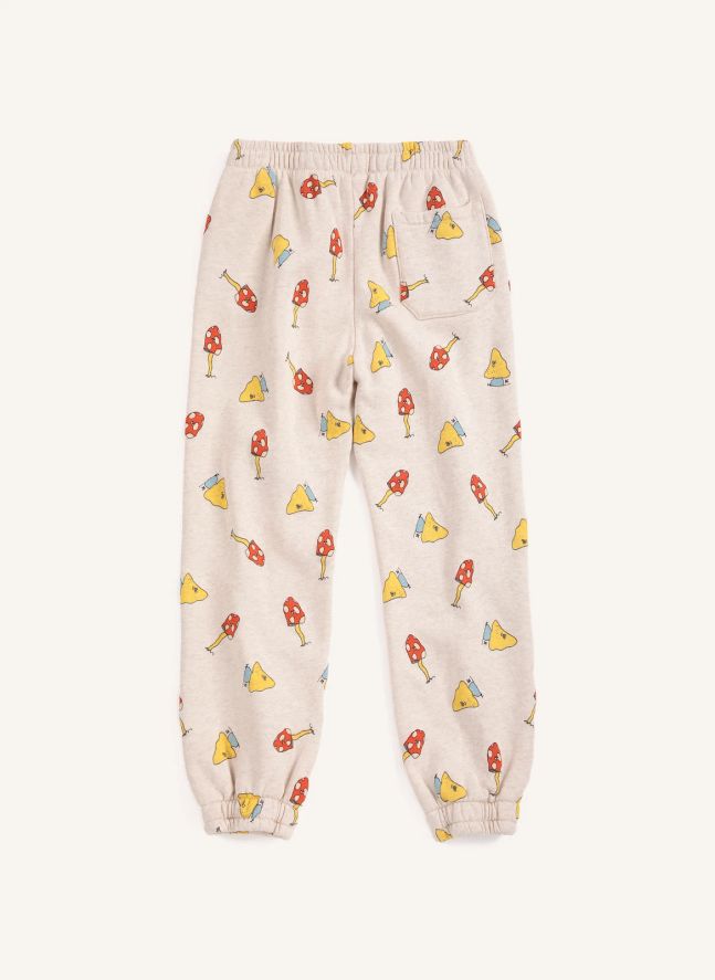 Jogger Champignons Coton Bio | Ecru